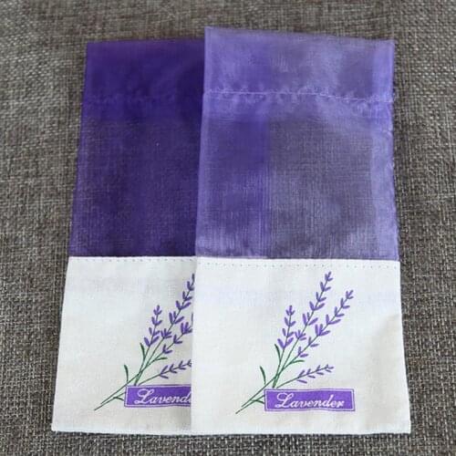 1 Set 15Pcs Lavender Sachets Empty Lavender Bags Lavender Scented Sachets For Storing Spices Grass Sachets