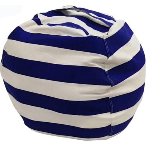 63cm Kids Storage Bean Bags Plush Toys Beanbag Chair Bedroom Stuffed Animal Room Mats Portable Clothes Storage Bag LX4708