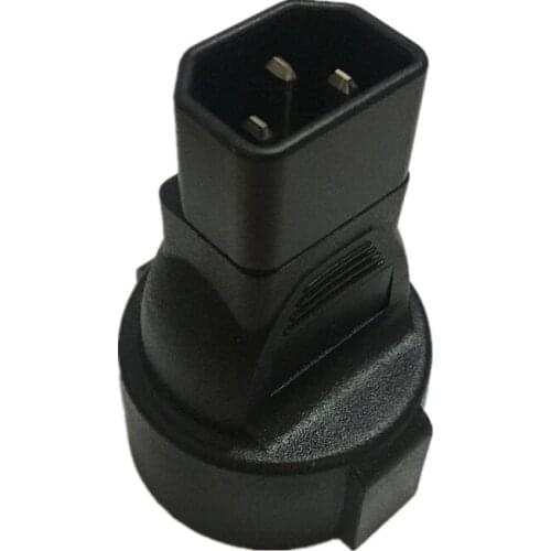 1PC Power Plug Adapter IEC 320 C14 to EU European German Female Power Adapter For PDU UPS IEC320 Germany French female socket