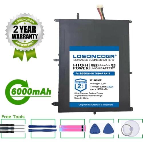 6000mAh 30154200P HW-3487265 31152200P NV-2874180-2S Battery For Irbis NB133 NB131 For Jumper EZBook X4 BBEN N14W TH140A AK14