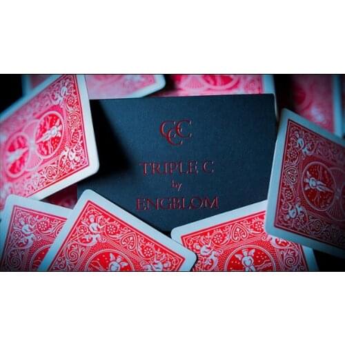 Free shipping Triple C (Gimmicks and Online Instructions) by Christian Engblom - Magic Trick,Close up,illusion,Fun