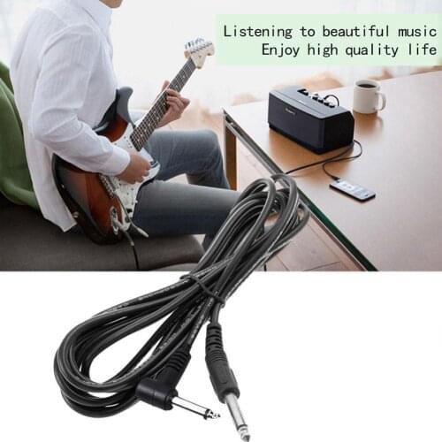 Electric Guitar Cable Wire Cord 3/5M Shielded Bass Instruments Audio Amplifier Musical For Guitar Cable Lead Line Cord Q5X9
