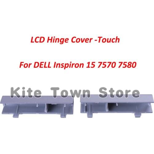 L & R Set LCD Hinge Cover Set Touch for DELL Inspiron 15 7570 7580 Silver