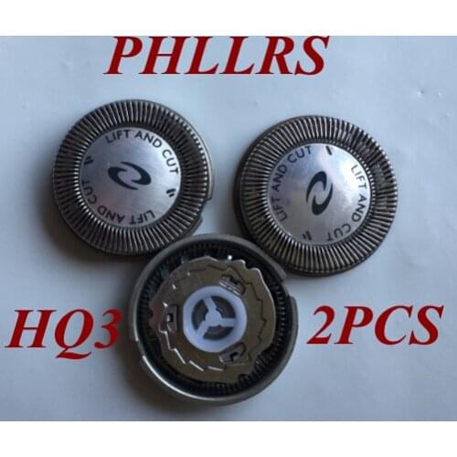 2Pcs HQ3 replace Head razor blade for PHILIPS Shaver hq4 hq56 hq46 hq44 HQ442 HQ443 HQ444 HQ481 HQ482 HQ483 HQ484 HQ485 HQ486
