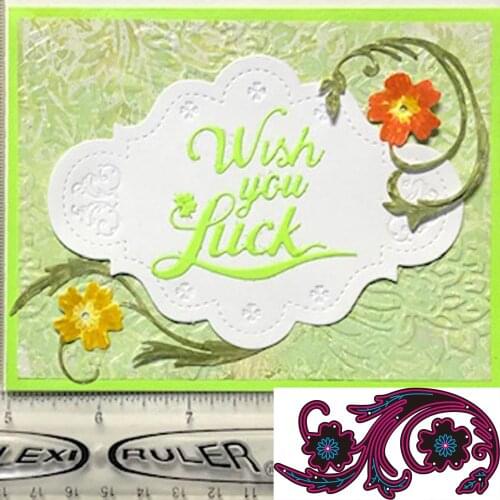 Craft metal cutting dies cut die mold Leaf strip decoration Scrapbook paper craft knife mould blade punch stencils dies