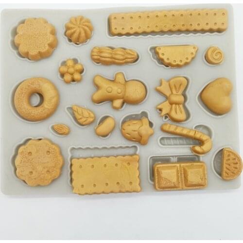 Minsunbak DIY Bow Snowman Shape Cake Mold Little Strawberry Donut Shape Chocolate Chip Cookie Baking Tool Sugarcraft