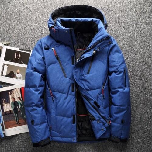 Fashion Winter Coat Man Clothes Streetwear Casual Down Jacket Hooded Thick Waem Abrigos Puffer Jacket Men Hiver 1677
