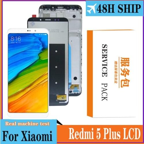 5.99" Display Replacement for XIAOMI REDMI 5 PLUS LCD Touch Screen Digitizer Assembly with Retail Pack