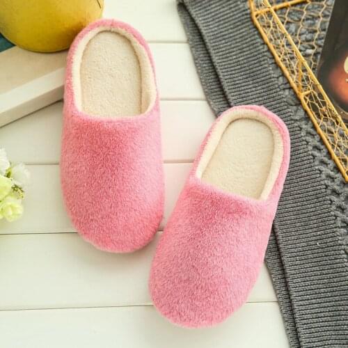 Slippers Women 2020 Indoor House Plush Soft Cute Cotton Slippers Shoes Non-slip Floor Home Slippers Women Slides For Bedroom