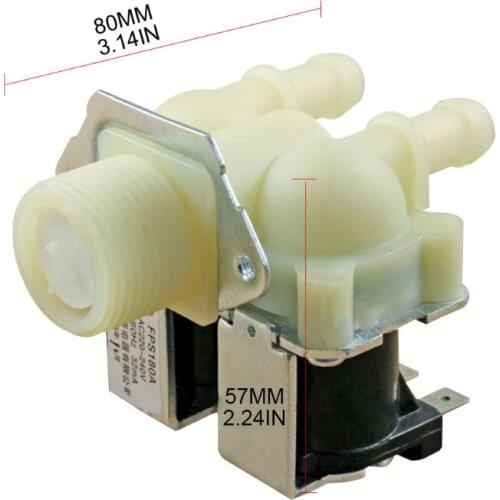 Universal Washing Machine Water Double Inlet Valve Home Electric Appliance Part