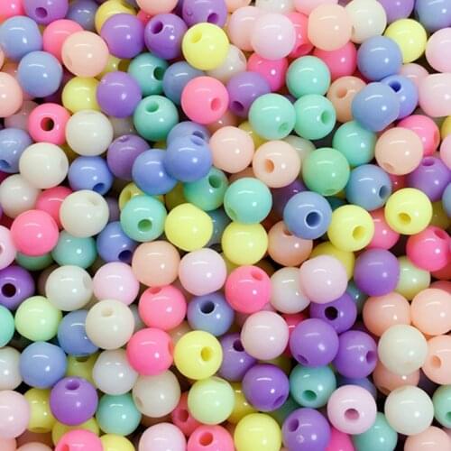 Pick Size 4.6.8.10.12.14.16.18 20mm Mixed Gumball Bubblegum Acrylic Beads AAA. (w02487-w02495)