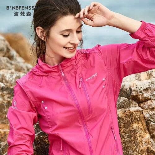High Quality women Sun Protection Quick-drying UV Protection Waterproof Breathable Outdoor Clothing Camping Hiking Jacket 6720B