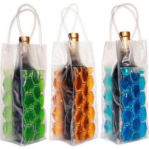 1PC Wine Bottle Freezer Bag Beer Chiller Cooler Bag Ice Cooling Gel Holder Carrier Portable Liquor Ice-Cold Tools &Chillers PVC