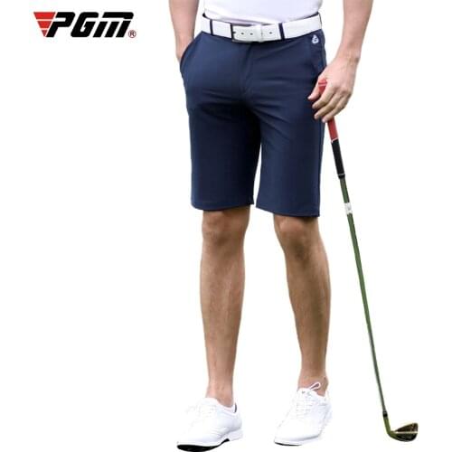 2021 PGM New Arrival Solid Golf Shorts Summer Breathable Quick Drying Casual Sports Golf Knee Length Short For Men Golf Apparel