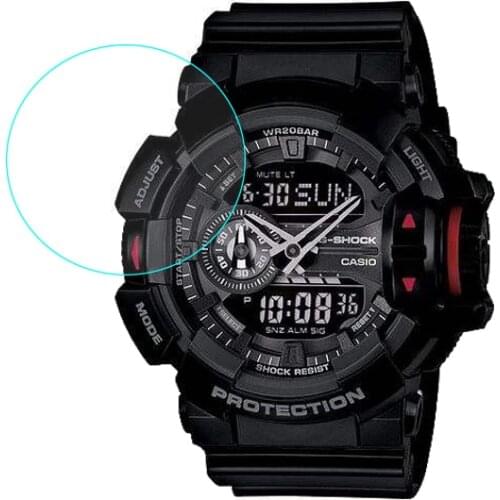 3Pcs Anti Explosion Tempered Glass Screen Protector For Casio G-SHOCK GA-400 GA400 Protective Film Guard Smart watch Accessories