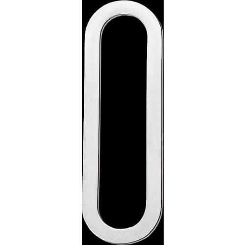 5pcs/lot 100% Stainless Steel Long Circle DIY Earring Pendant Charm Wholesale Jewelry Necklace Making Charms