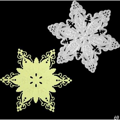 AZSG Snowflake design die-cutting metal cutting mold DIY scraping decoration craft album embossing DIY paper