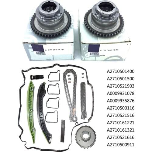 For Mercedes-Benz E timing chain kit W 212 C 207 S 212 C S 204 C 204 W 204 SLK R 172 Camshaft Timing gears Chains