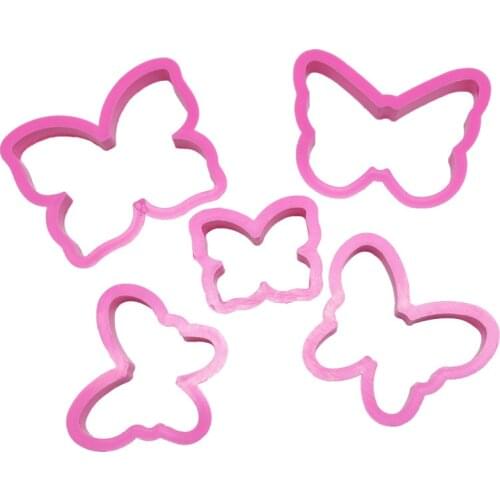 DIY Cartoon Mouse Butterfly Tiger Eembossing Cookie Cutter Pastry Cutting 3D Baking Mould For Biscuit Fondant Decorating Tools