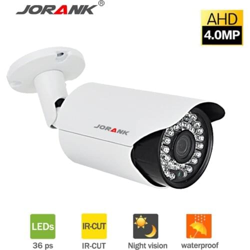 JORAK 4MP weatherproof AHD surveillance analog camera HD infrared camera PAL NTSC outdoor camera
