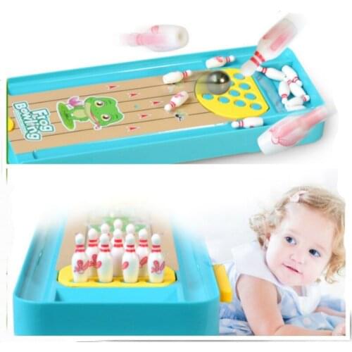 Interactive Toys Mini Frog Bowling games Table Childrens Intelligence Toy Launcher For Kids Chilfren Play In Home