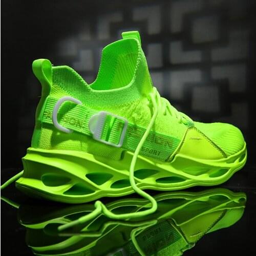 Sneakers Men Mesh Breathable Running Sport Shoes Unisex Light Soft Thick Sole Hole Couple Shoes Athletic Sneakers Women Shoes