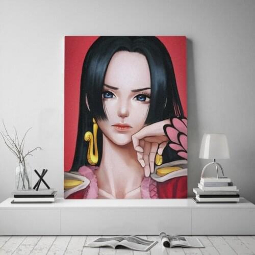 Canvas Printed Wall Art Poster One Piece Painting Modern Boa Hancock Home Decor Modular Anime Pictures No Frame For Living Room