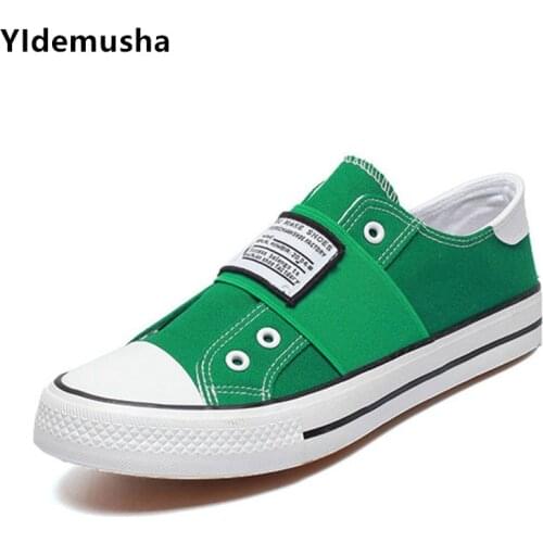 YIdemusha 2018 New Men Sneakers Breathable Soft Male Canvas Print Shoes Autumn Casual Slip on Men Shoes Causal Shoes Slipony Men