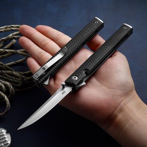 EDC Outdoor Folding Knife Camping Survival Knife Pocket Knife Straight Knife Fishing Knife 940 knife Survival Tool knifes