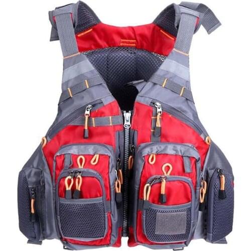 COEWSKE Fly Fishing Vest Hollow Out Adjustable Breathable Camping Hunting Fishing Photography Vests for Men and Women