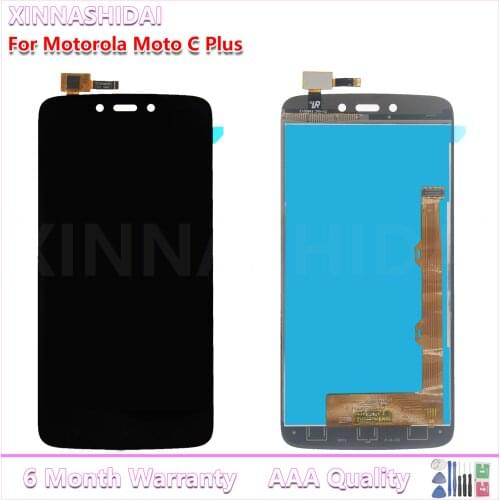 For Moto C Plus LCD Display For Moto C Plus C Plus XT1721 XT1722 XT1723 Display LCD Screen Touch Digitizer Assembly
