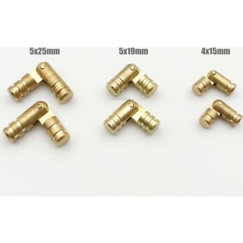 12pcs Pure Copper Solid Brass Round Watch Pen Case Wine furniture Jewelry Box Cabinet Hidden Invisible Concealed Barrel Hinge