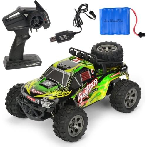2.4G Wireless Remote Control Four Way Drift Cross Country Climbing Car 1:18 Electric Car Birthday Gift Good Workmanship