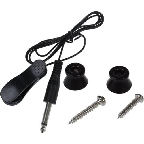 2 Pcs Electric Acoustic Guitar Bass Strap Button Screw Lock Pins Pegs Pads & 1Pcs Universal General Guitar Acoustic Clip on Pick