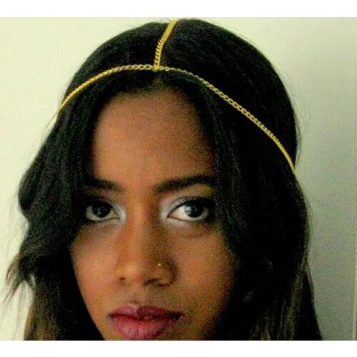 2018 Handmade India popular Bride Head Chain Bridal coroa de noiva Hair Ornaments Wedding Hair Jewelry Accessories