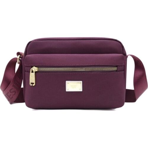 2021 Korean trend crossbody bags casual nylon brand ladies bag Multi Pockets Womens fashion bag high quality small woman bag