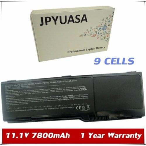 7XINbox 11.1V 7800mAh Laptop Battery For Dell Inspiron 1501 6400 E1505 PP20L PP23LA 131L 1000 GD761 RD859 UD267 XU937 312-0461