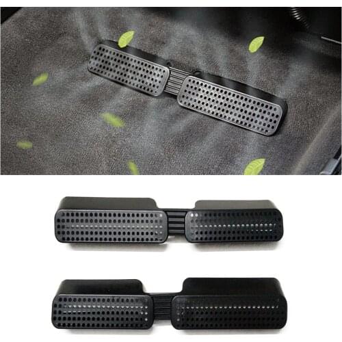 Car Interior Accessories For Audi Q5 2018 2019 2020 Under Seat Floor AC Heat Air Conditioner Duct Vent Outlet Grille Cover Trim