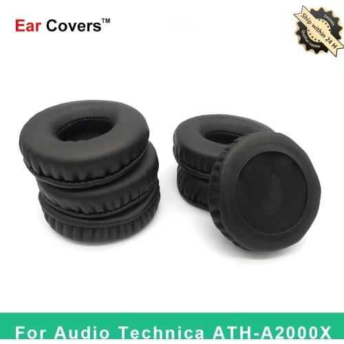Ear Pads For Audio Technica ATH A2000X ATH-A2000X Headphone Earpads Replacement Headset Ear Pad PU Leather Sponge Foam