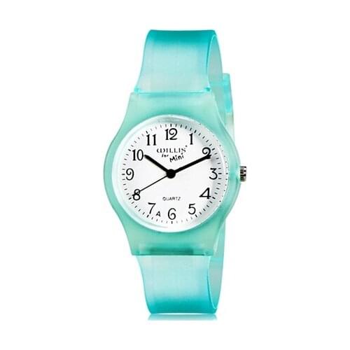 Willis for Mini Students Kids Candy Color Analog Quartz Wrist Watch
