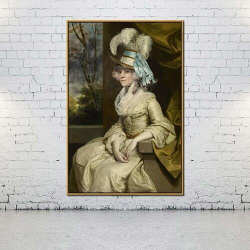 Artcozy Oil Canvas Painting elizabeth lady taylor For Home Decoration Wall Art