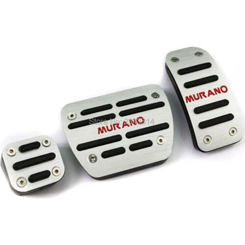 For Nissan Murano Z52 2015-2019 2020 Aluminum AT Accelerator Pedal Gas Brake Pads Pedals Protectors Trim Car Styling Accessories
