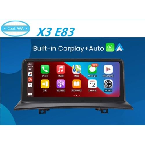 Car Multimedia Radio Player Android 10.0 X3 E83 for B MW X3 E83 2004-2009 GPS Navigation Audio Stereo Head Unit