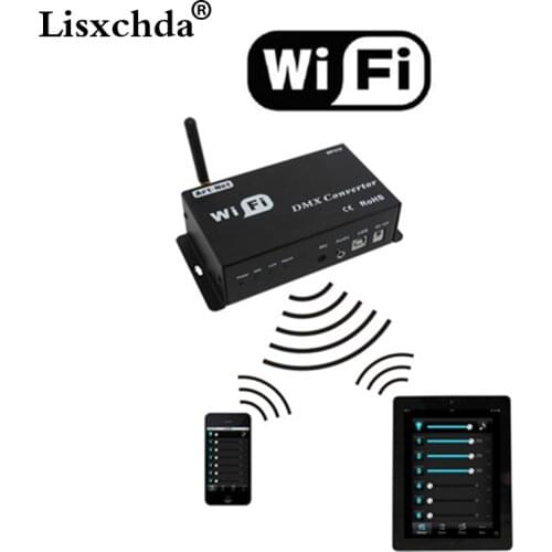 Free Shipping New WiFi DMX Controller Controlled by Android or IOS System Wifi Multi Point Controller WF310