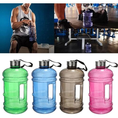 2.2L Big BPA Free Sport Gym Training Drink Water Bottle Cap Kettle Workout UK Wholesale