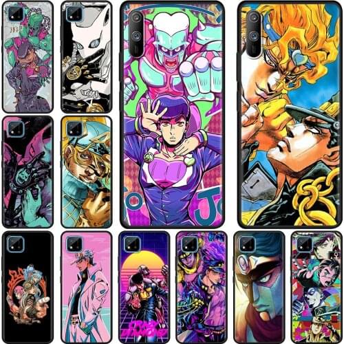 JoJo Bizarre Aventure Mobile Phones Cover for Realme 6 7 8 C3 C21 XT 5 GT Neo C11 X50 Pro 5G C25 Cell Phone Case Shell Coque