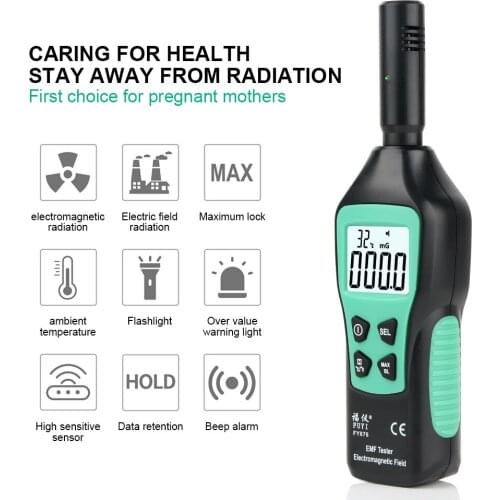 Electromagnetic Radiation Detector Household High Electromagnetic Wave Radiation Tester Pregnant Radiation Measuring Instrument