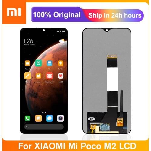 6.53'' Display Screen For Xiaomi Poco M2 MZB9919IN M2004J19PI Display Touch Screen Digitizer Assembly For Xiaomi Poco M3 Screen