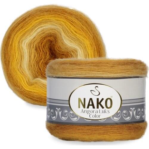 Cotton premium hand knitting yarn, nako angora luxury, shawl cardigan sweater colored yarn made in turkey