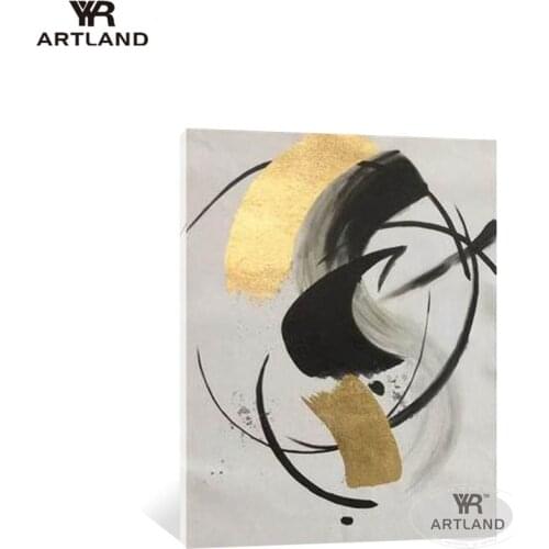 Nordic style abstarct picture for home wall decoration pure handmade canvas oil painting art poster for living room bedroom